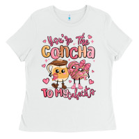 White youre the concha to my cafecito mexican pan dulce Ladies Tee - MaliasSmallBusiness