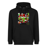 Black it's fine we're fine everythıng is fine! nursecre Heavyweight Hoodie - FaDigitalArtStudio
