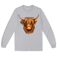 Moon Dust long haired cow Long Sleeve Tee - Jasminsmagicworld