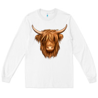 White long haired cow Long Sleeve Tee - Jasminsmagicworld