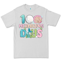 Dove Grey 100 mermazing days Premium Tee - MaliasSmallBusiness