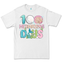 White 100 mermazing days Premium Tee - MaliasSmallBusiness