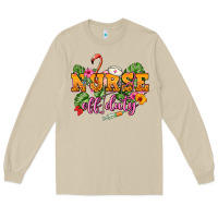 Mushroom Nurse off duty Long Sleeve Tee - NancyCooperArtShop