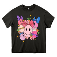 Asphalt soft pink easter Heavy Core Tee - MaliasSmallBusiness