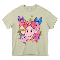 Mossy soft pink easter Heavy Core Tee - MaliasSmallBusiness