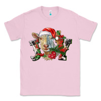 Bubblegum Pink Joy Christmas Goat Classic Tee - LillyAllenDesigns