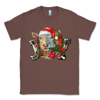Chestnut Joy Christmas Goat Classic Tee - LillyAllenDesigns