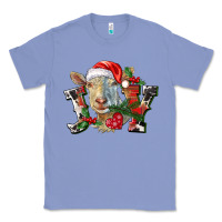 Colony Blue Joy Christmas Goat Classic Tee - LillyAllenDesigns