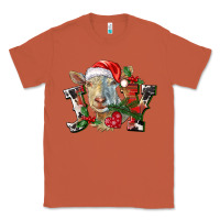 Copper Joy Christmas Goat Classic Tee - LillyAllenDesigns