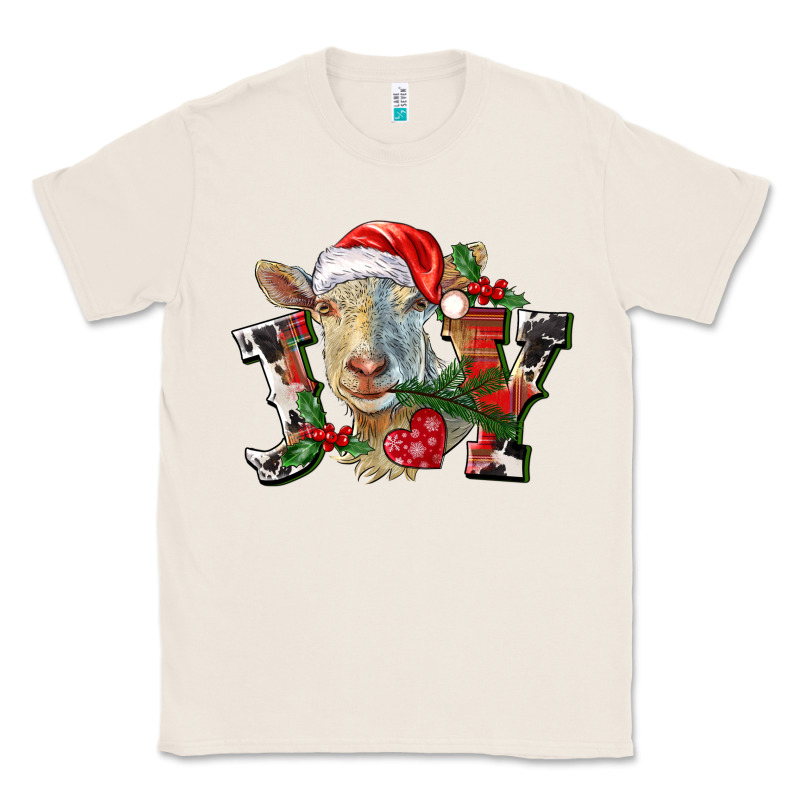 Joy Christmas Goat Classic Tee by LillyAllenDesigns | Teevron