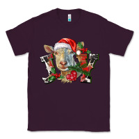 Plum Joy Christmas Goat Classic Tee - LillyAllenDesigns