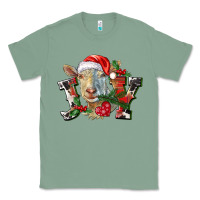 Sage Joy Christmas Goat Classic Tee - LillyAllenDesigns