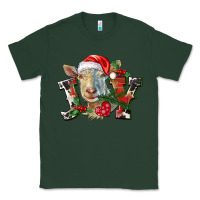 Sports Green Joy Christmas Goat Classic Tee - LillyAllenDesigns