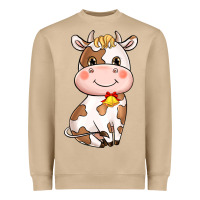 Mushroom Cartoon Cow Heavyweight Sweatshirt - HowdyJamesFarm