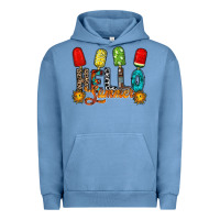 Pigment Pebble Blue hello summer Urban Hoodie - RacoonDesign