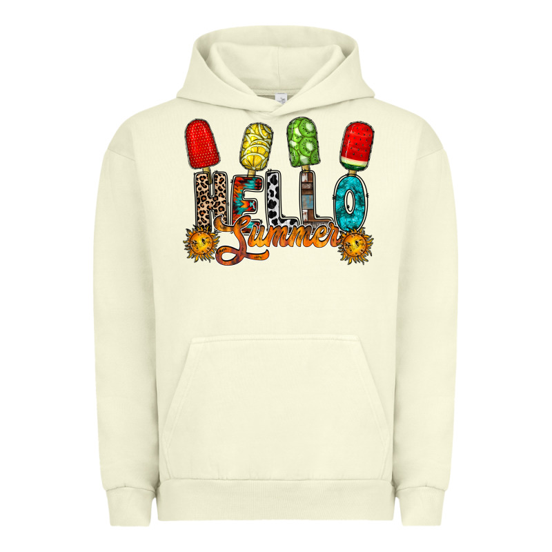 Hello Summer Urban Hoodie by RacoonDesign | Teevron