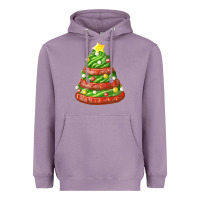Lavender green chocolate christmas cookie cake Heavyweight Hoodie - FaDigitalArtStudio