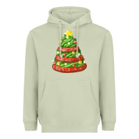 Matcha green chocolate christmas cookie cake Heavyweight Hoodie - FaDigitalArtStudio