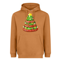 Meerkat green chocolate christmas cookie cake Heavyweight Hoodie - FaDigitalArtStudio
