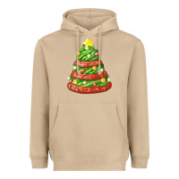 Mushroom green chocolate christmas cookie cake Heavyweight Hoodie - FaDigitalArtStudio