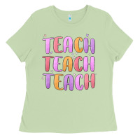 Matcha teach teach varsity Ladies Tee - MaliasSmallBusiness