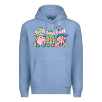Colony Blue Easter gnomes Premium Hoodie - OliviaCreatesArt