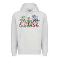 Dove Grey Easter gnomes Premium Hoodie - OliviaCreatesArt
