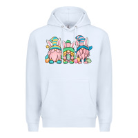 White Easter gnomes Premium Hoodie - OliviaCreatesArt