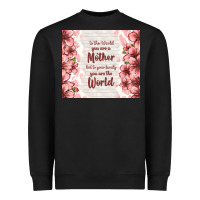 Black to the world you are a mother but to your family y Heavyweight Sweatshirt - TumblerDesignByShophia