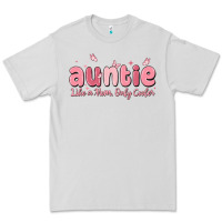 Dove Grey auntie like a mom only cooler Premium Tee - MaliasSmallBusiness