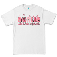 White auntie like a mom only cooler Premium Tee - MaliasSmallBusiness