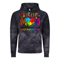 Cloud Black autism mom like a normal mom except much stronger Vintage Hoodie - Artiststas