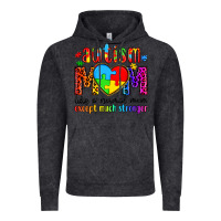 Vintage Black autism mom like a normal mom except much stronger Vintage Hoodie - Artiststas