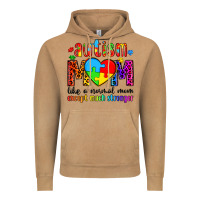 Autism Mom Like A Normal Mom Except Much Stronger Vintage Hoodie | Teevron