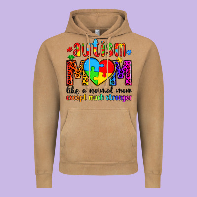 Autism Mom Like A Normal Mom Except Much Stronger Vintage Hoodie Designed By Artiststas