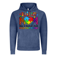 Vintage Denim autism mom like a normal mom except much stronger Vintage Hoodie - Artiststas