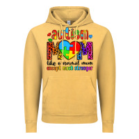 Vintage Mustard autism mom like a normal mom except much stronger Vintage Hoodie - Artiststas