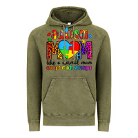 Vintage Olive autism mom like a normal mom except much stronger Vintage Hoodie - Artiststas