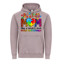 Vintage Zinc autism mom like a normal mom except much stronger Vintage Hoodie - Artiststas