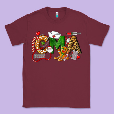 Christmas Cma Certified Medical Assistant Classic Tee Designed By Lillyallendesigns
