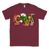 Burgundy christmas cma certified medical assistant Classic Tee - LillyAllenDesigns