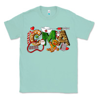 Seafoam christmas cma certified medical assistant Classic Tee - LillyAllenDesigns