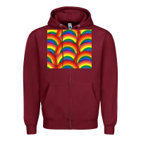 Burgundy Pride rainbow glitter tumbler Zipper Hoodie - FaDigitalArtStudio