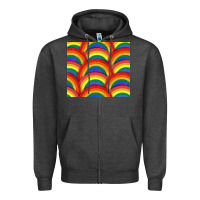 Charcoal Heather Pride rainbow glitter tumbler Zipper Hoodie - FaDigitalArtStudio