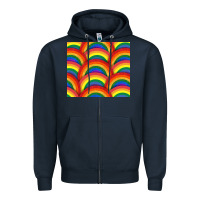 Navy Pride rainbow glitter tumbler Zipper Hoodie - FaDigitalArtStudio