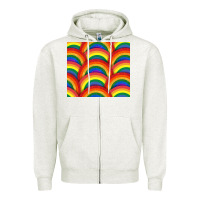 Oatmeal Heather Pride rainbow glitter tumbler Zipper Hoodie - FaDigitalArtStudio