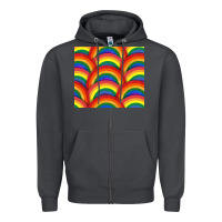 Smoke Pride rainbow glitter tumbler Zipper Hoodie - FaDigitalArtStudio