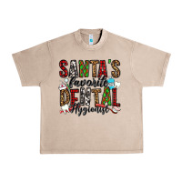 French Oak santa's favorite dental hygienist Urban Heavy Tee - Jasminsmagicworld