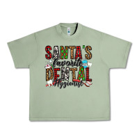 Oil Green santa's favorite dental hygienist Urban Heavy Tee - Jasminsmagicworld