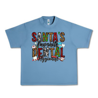 Pebble Blue santa's favorite dental hygienist Urban Heavy Tee - Jasminsmagicworld
